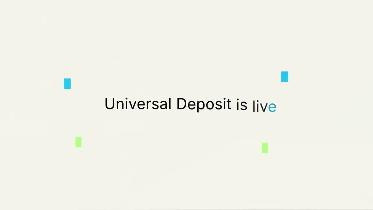 Universal Deposit : 0,30 dollar de frais fixes pour envoyer n'importe quel token en USDC sur Solana, quelle que soit la somme
