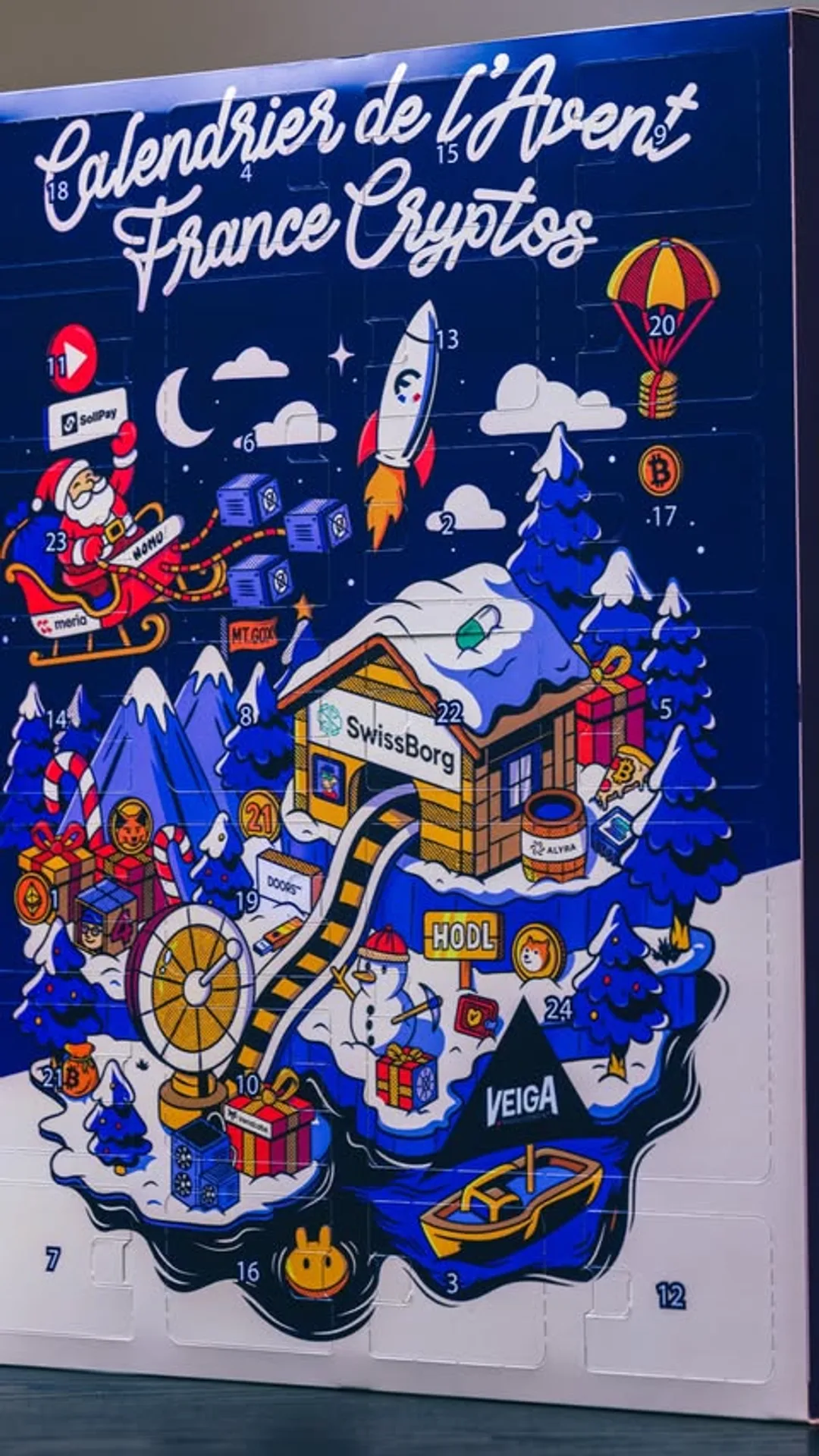 🎄 GIVEAWAY – Calendrier de l’Avent France Cryptos 🎁🚀 Pour célébrer la sortie