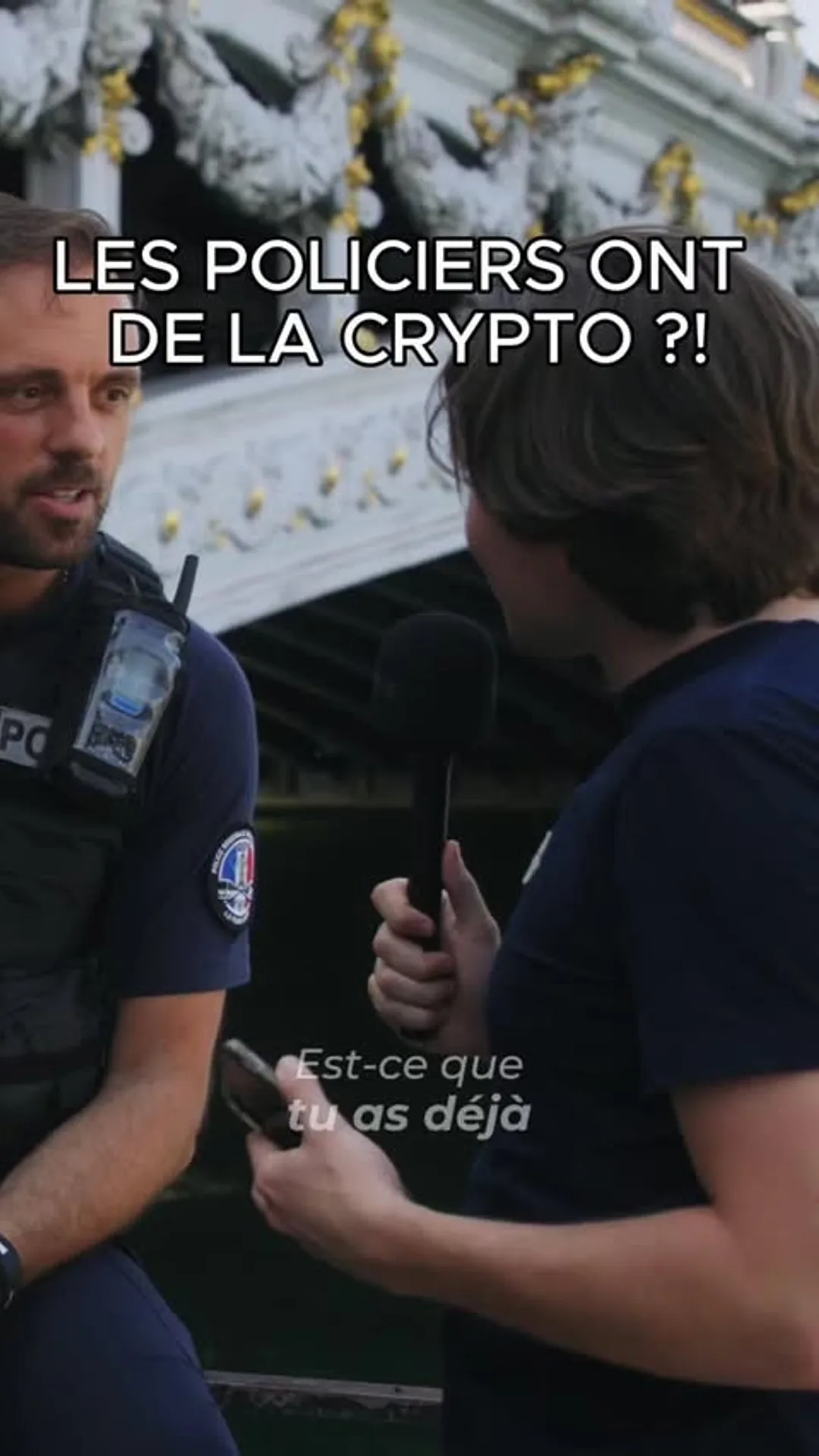 On a posé des questions à des policiers qui ont déjà acheté des cryptos 👮‍♂️👀
