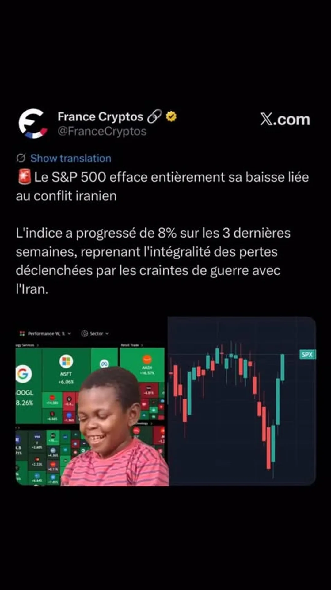 Quoi de mieux qu’un bon S&P 500