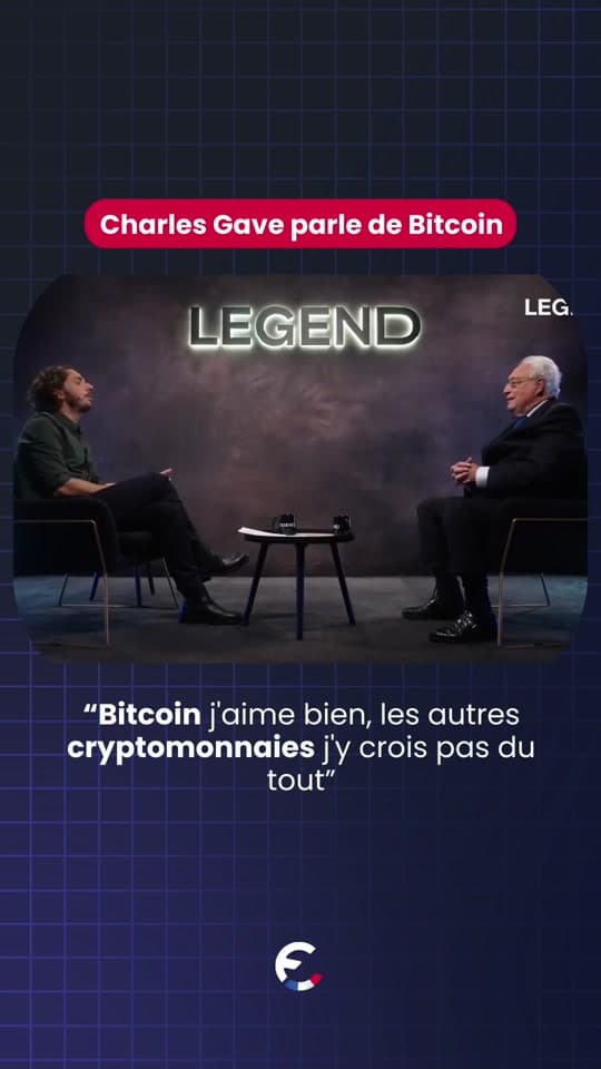 Invité dans @legend, Charles Gave explique pourquoi Bitcoin est l’une...