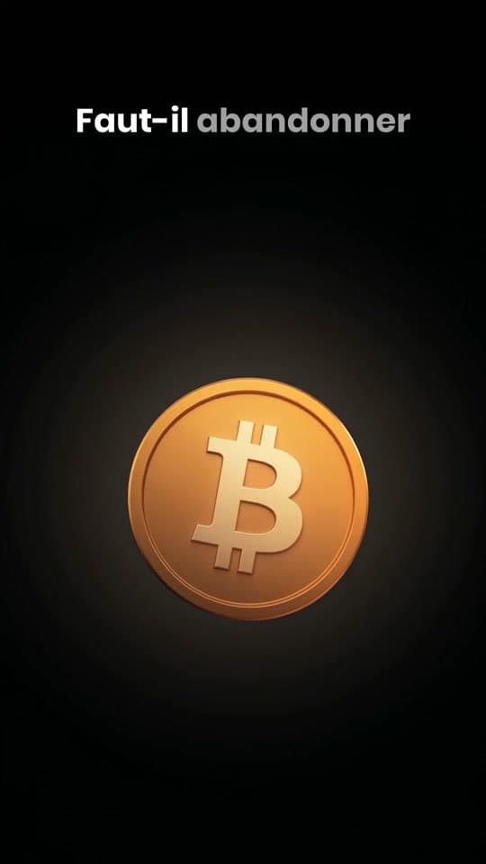 La crypto baisse. Tout le reste monte. Alors forcément, une question ...
