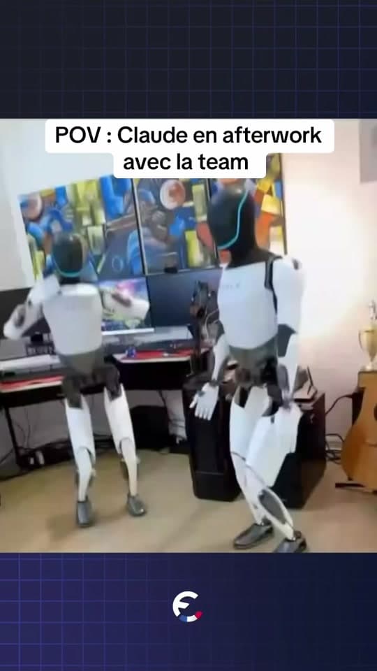 POV : Claud en afterwork avec la team. Obligé de l’emmener car il fa...