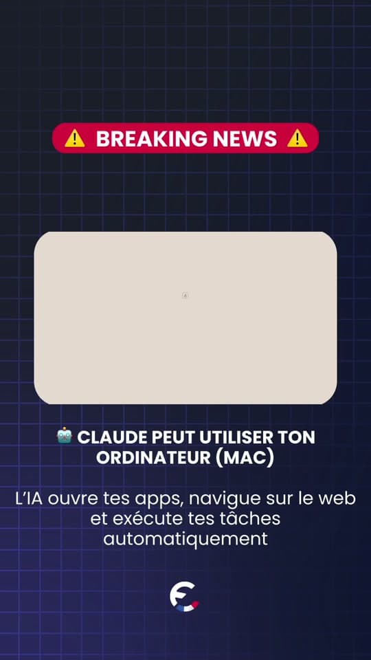 Anthropic annonce une nouvelle fonctionnalité permettant à Claude d’u...