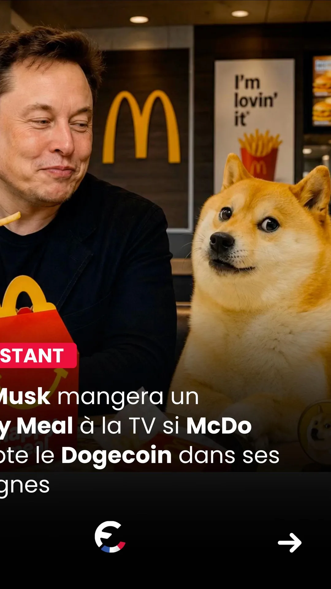 L'homme le plus riche du monde s'est dit prêt à manger un Happy Meal en direct