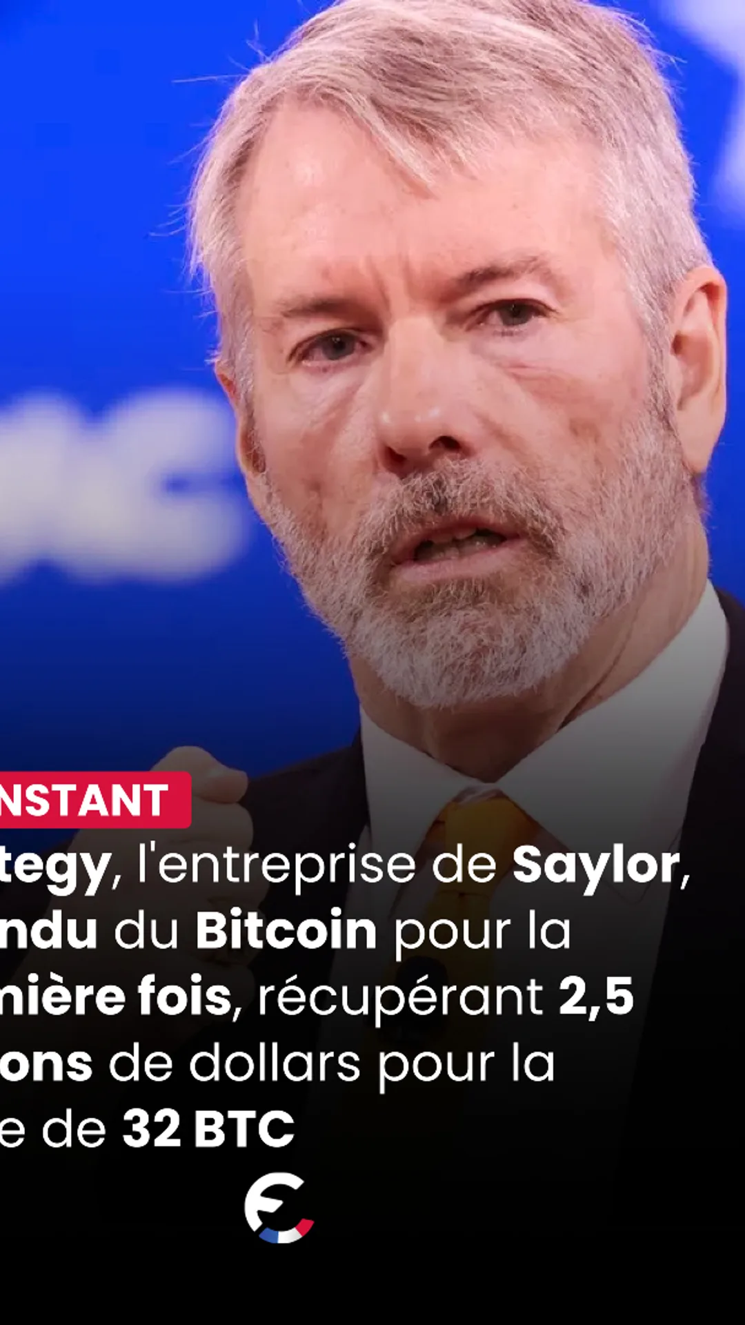Strategy a cédé 32 Bitcoins au cours de la semaine, d'après un document