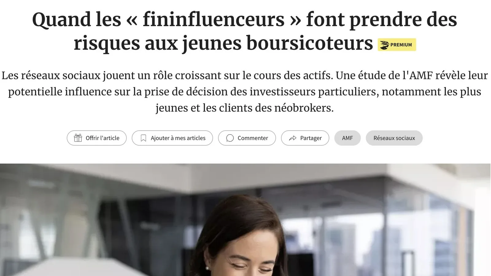 Finfluenceurs et risques pour les jeunes investisseurs : ce que révèle l'étude AMF