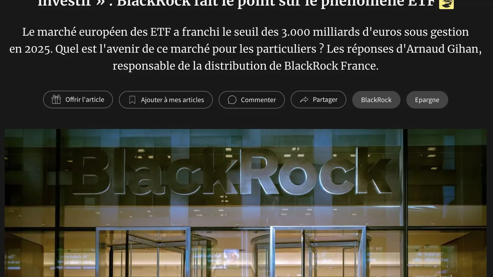 ETF en Europe : 3 000 milliards d'euros sous gestion en 2025, les Français rattrapent leur retard sur les marchés financiers