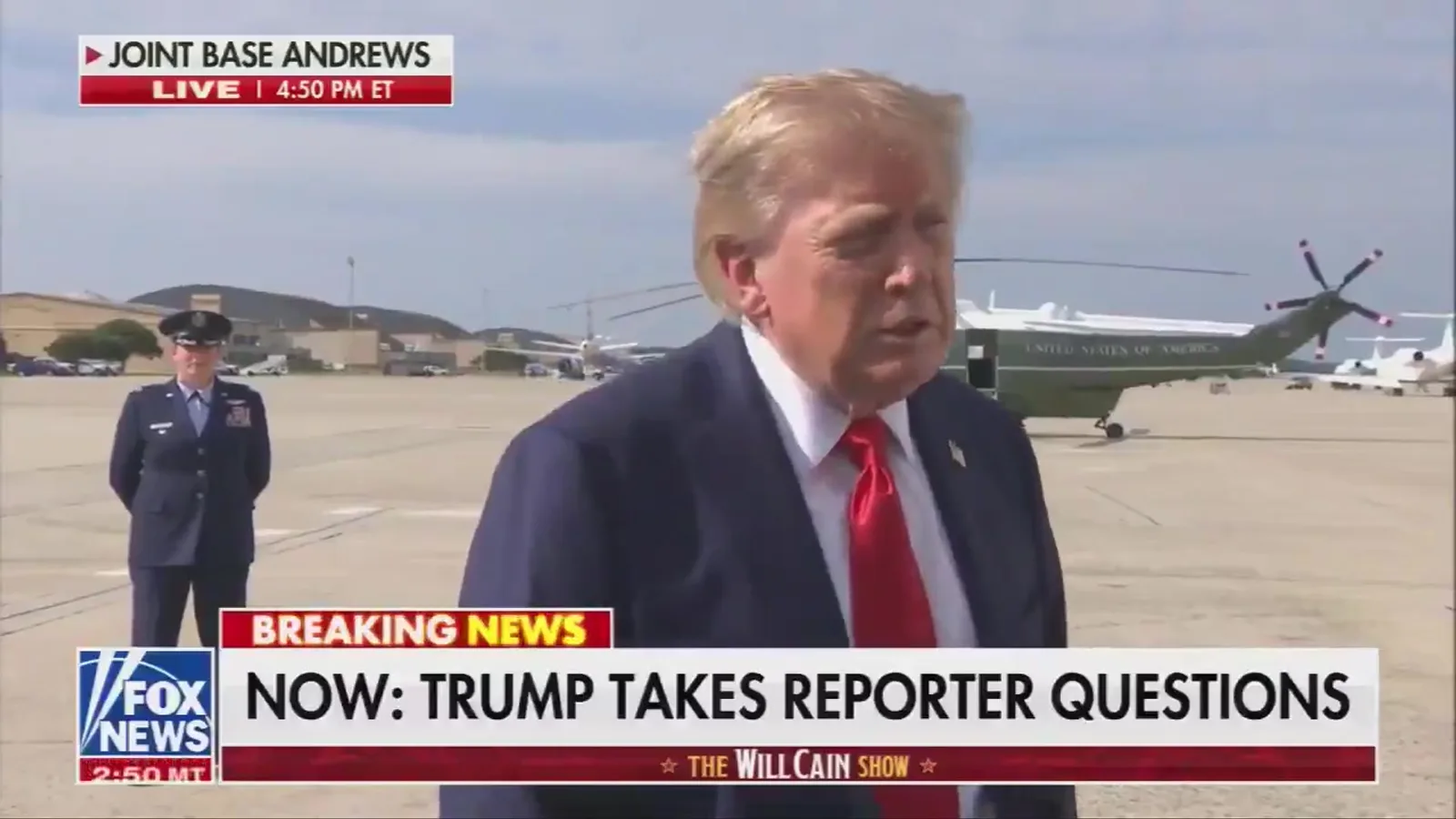 Trump évoque l'armée américaine pour répondre à une question sur les taux obligataires
