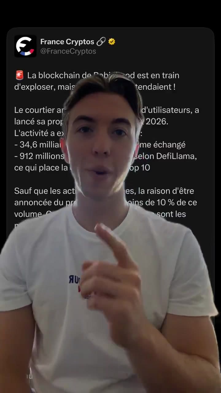 Robinhood Chain : trois façons de s'exposer à sa croissance selon @MaxMartelo