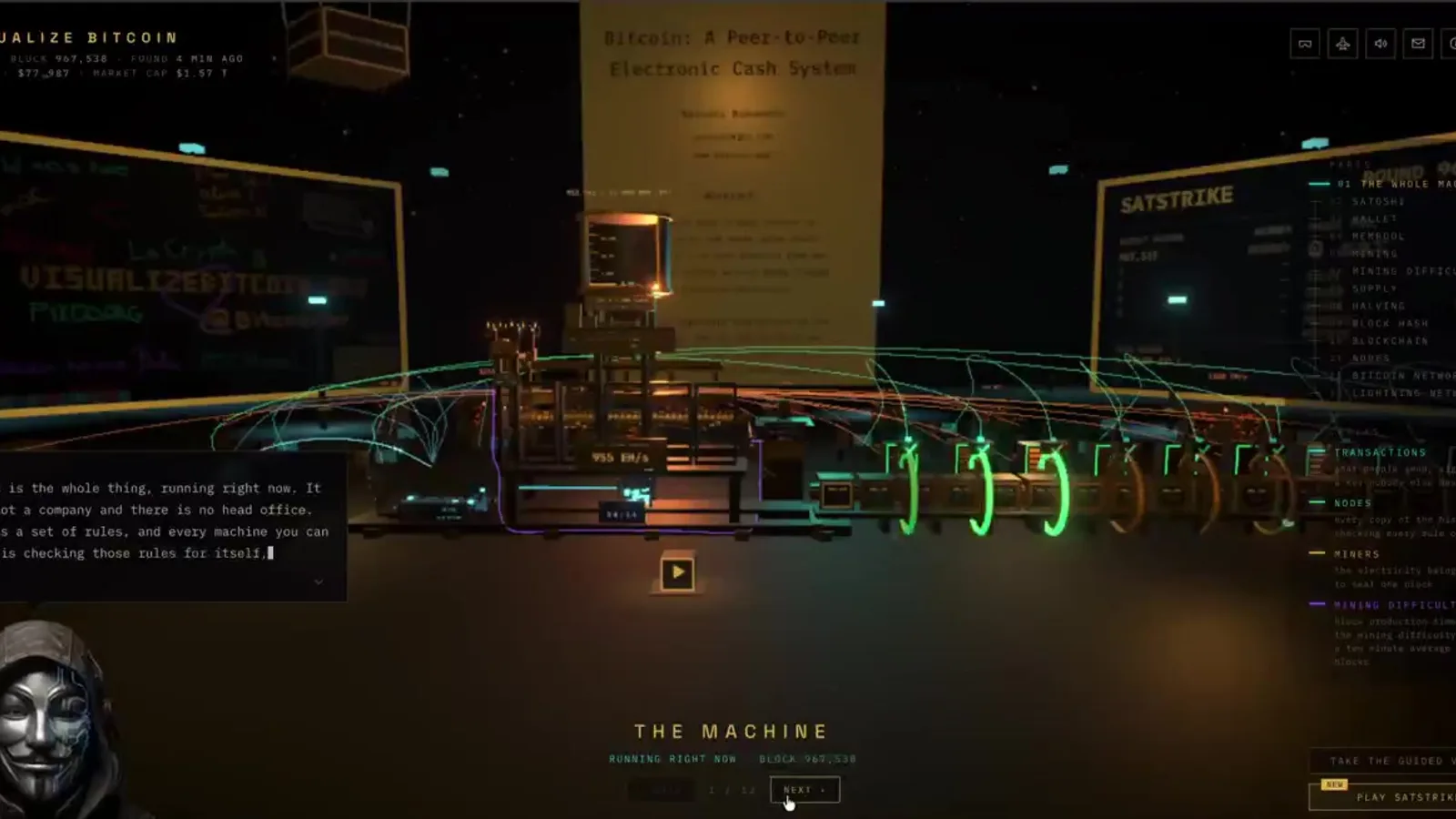 Bitcoin expliqué par l'image : un site visualise la blockchain comme une machine géante