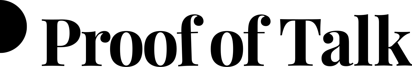 Logo de Proof of Talk - Partenaire de France Cryptos